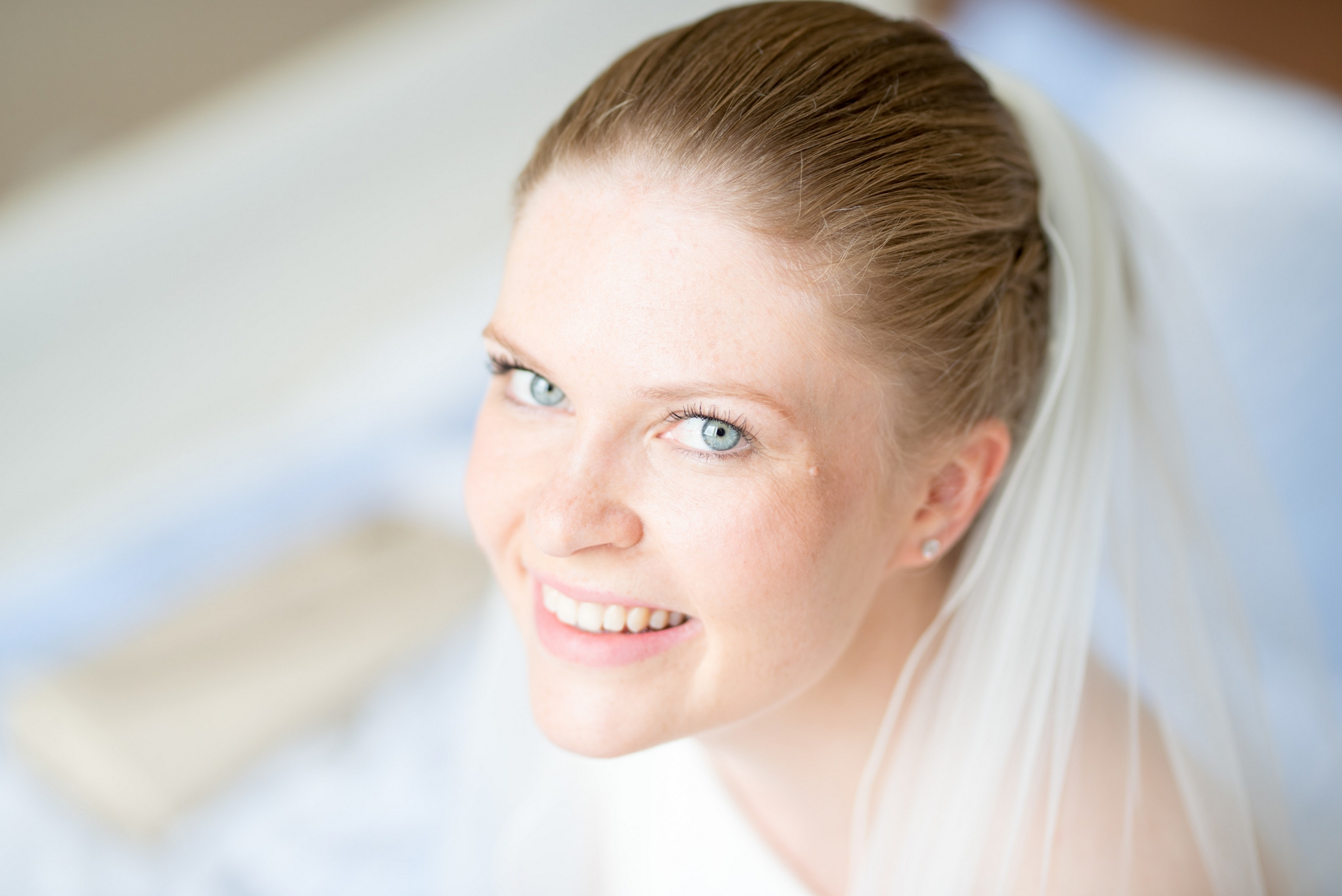 Klassisches Brautportrait in weichem natürlichem Licht — Holger Martens