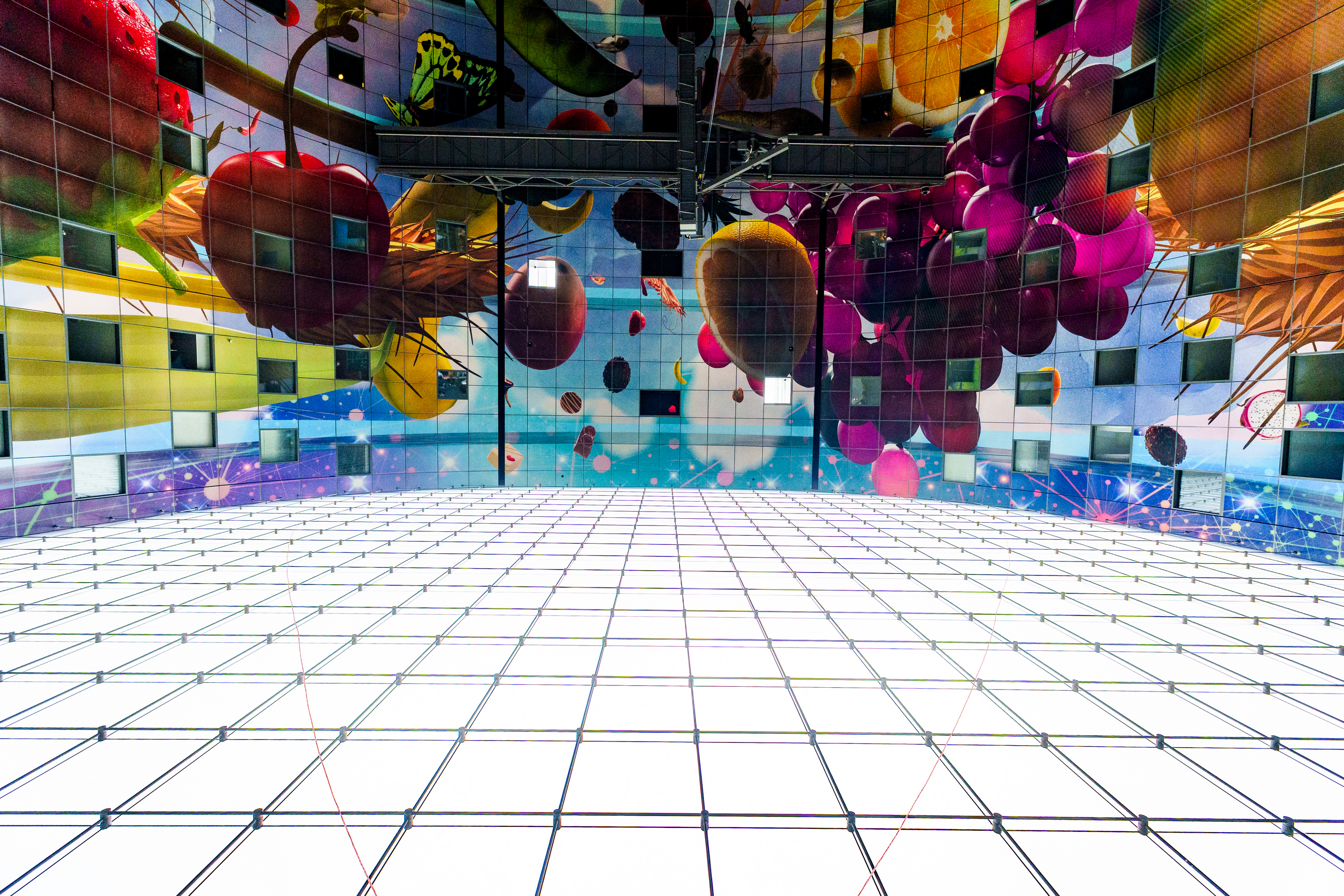 Markthal Rotterdam Deckengemälde Holger Martens