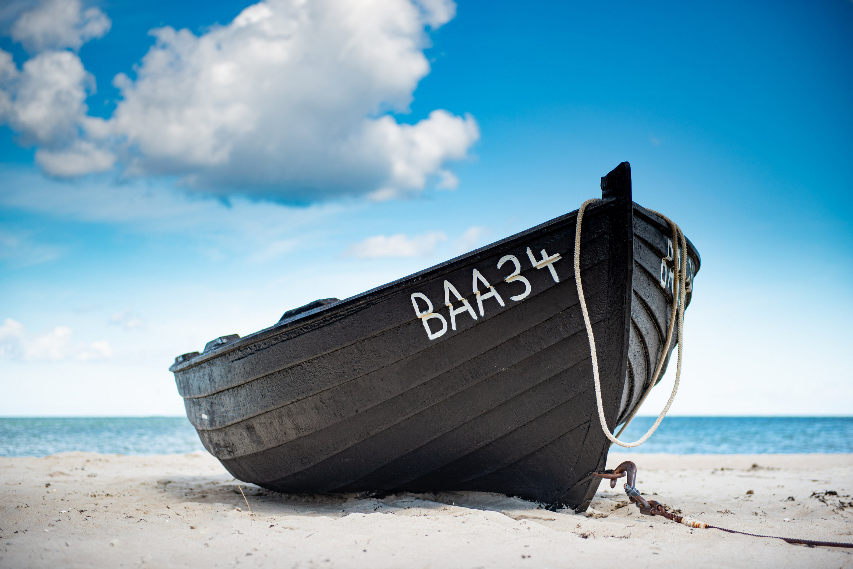 Fischerboot Ostseestrand maritim — Holger Martens