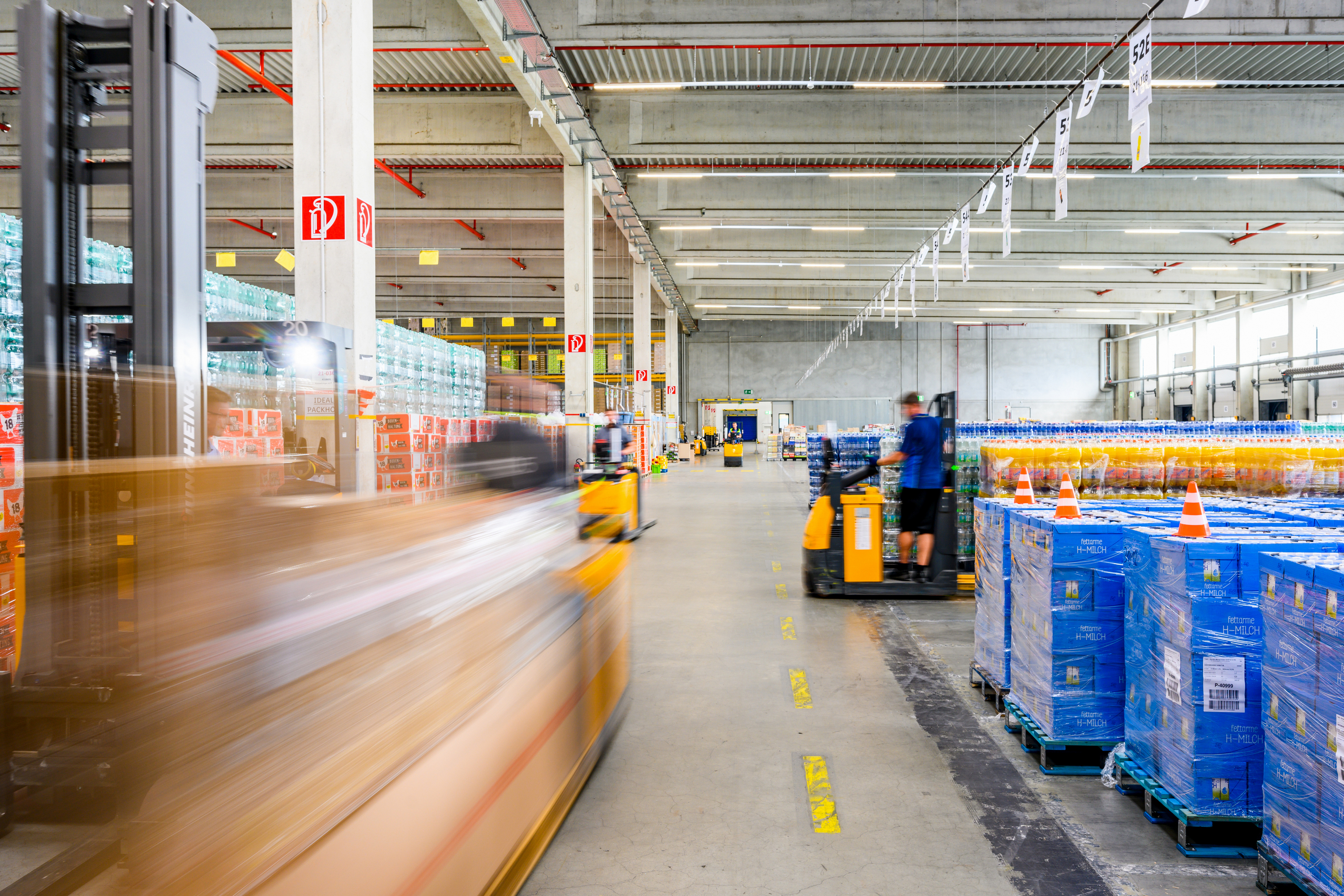 Getränkelogistik Hochregallager Holger Martens