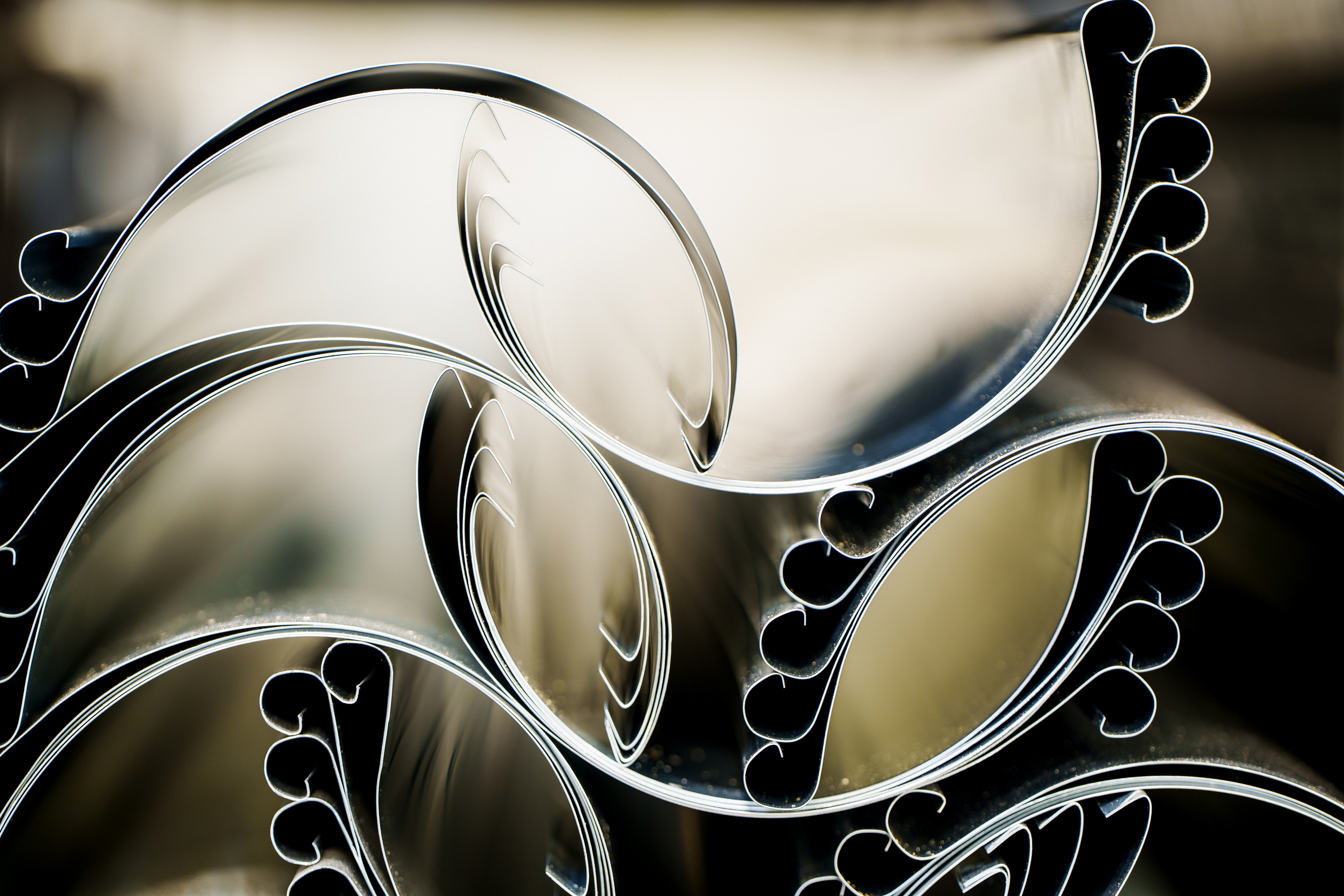 Gewalzte Bleche Abstrakt Holger Martens