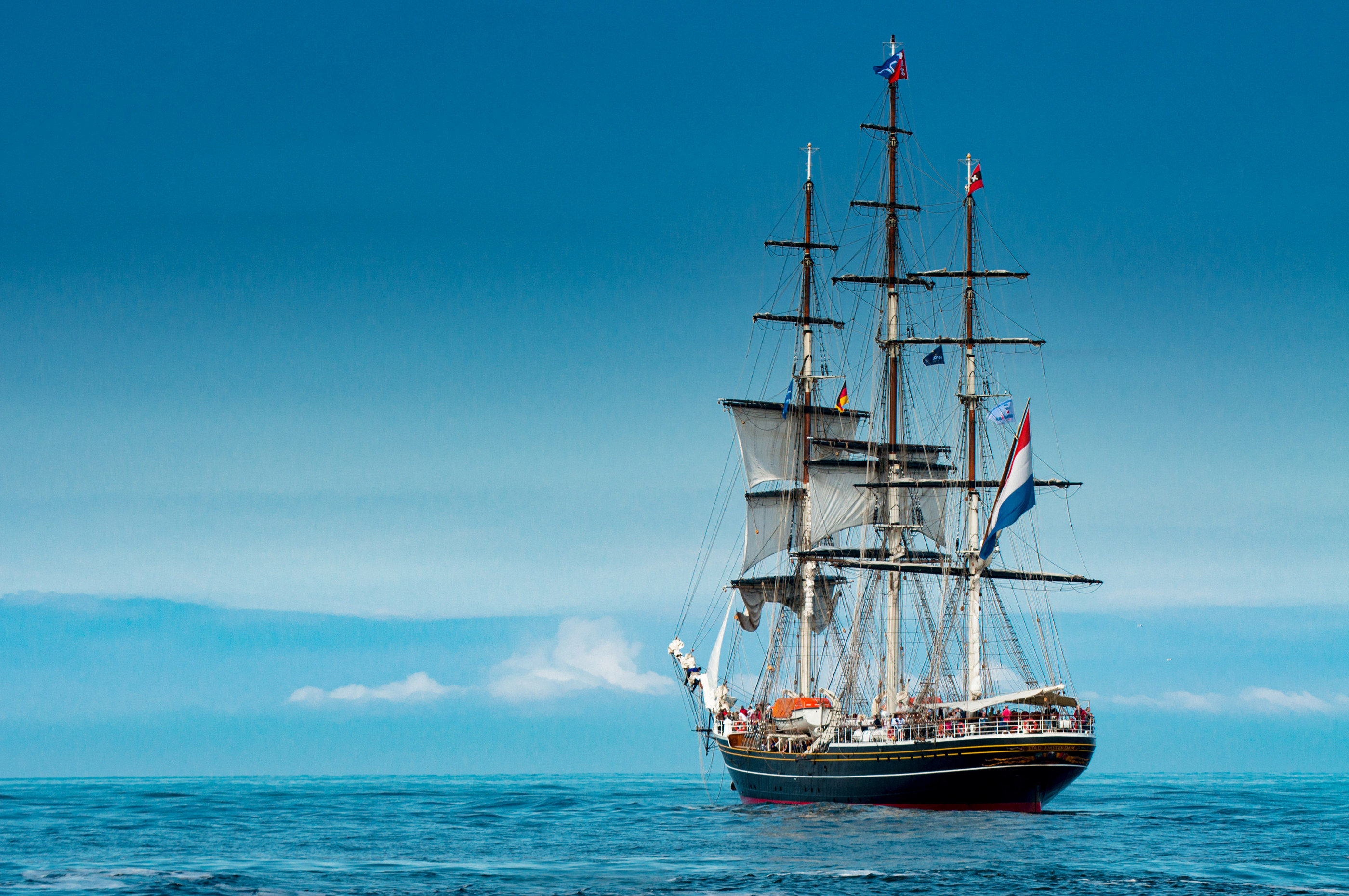 Historisches Segelschiff Hohe See — Holger Martens