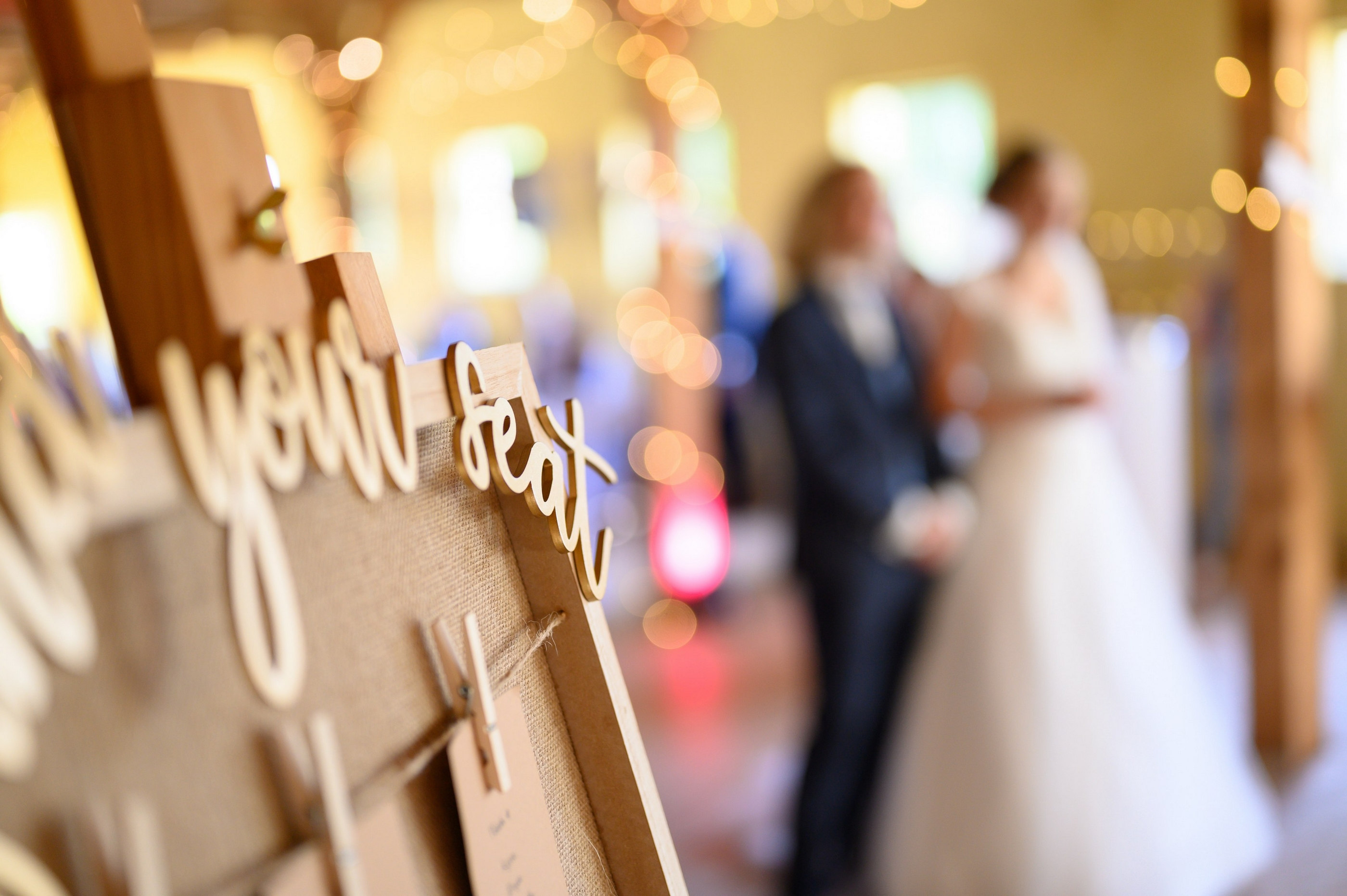 Hochzeitszeremonie Bokeh Detail, warme Atmosphäre — Holger Martens