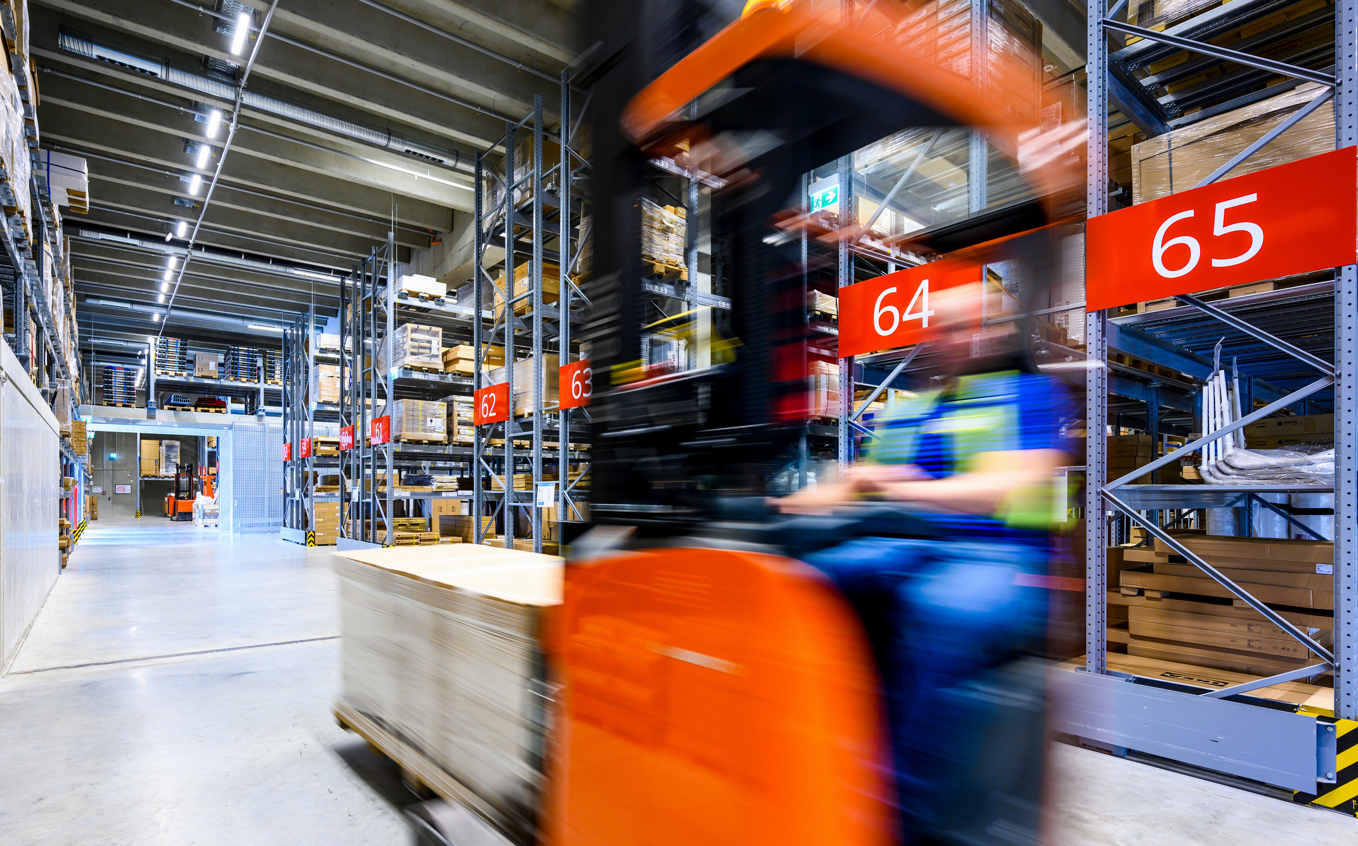 Hochregallager Logistikzentrum Holger Martens