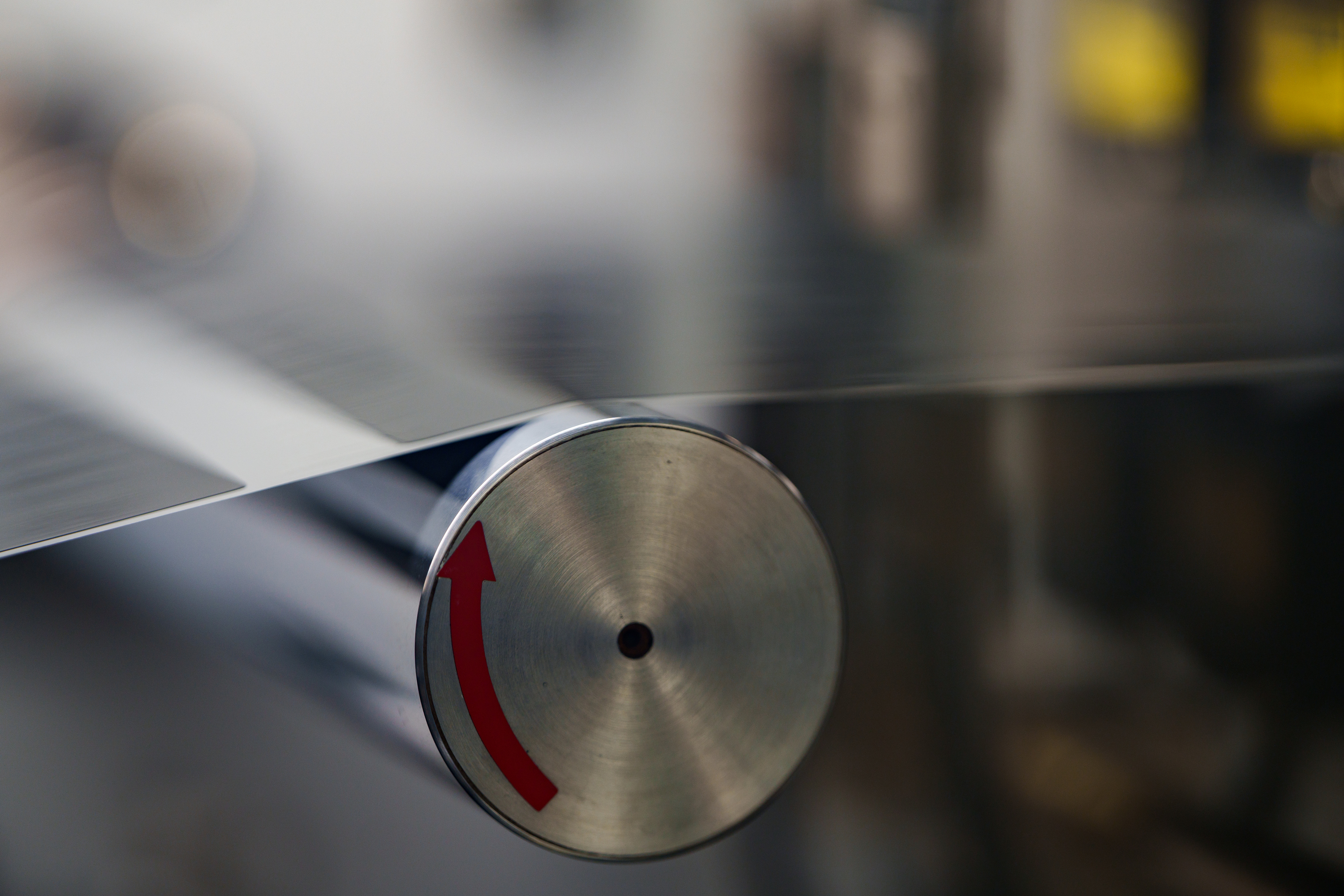 Metallfolie Walze Detail Holger Martens