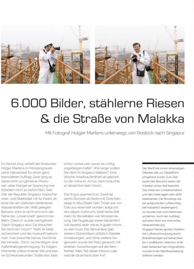 Singapur Reportage Seite 1 Holger Martens