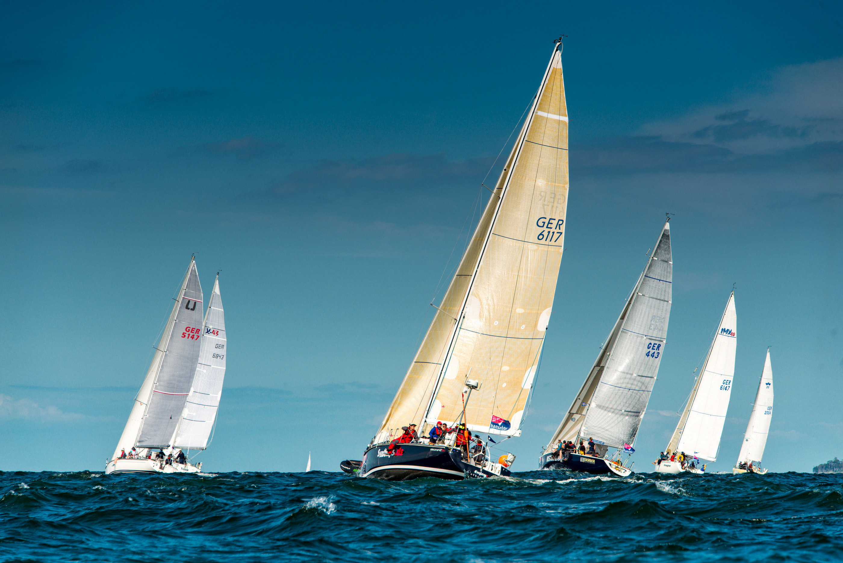 Segelregatta Yachten Ostsee Wettkampf — Holger Martens