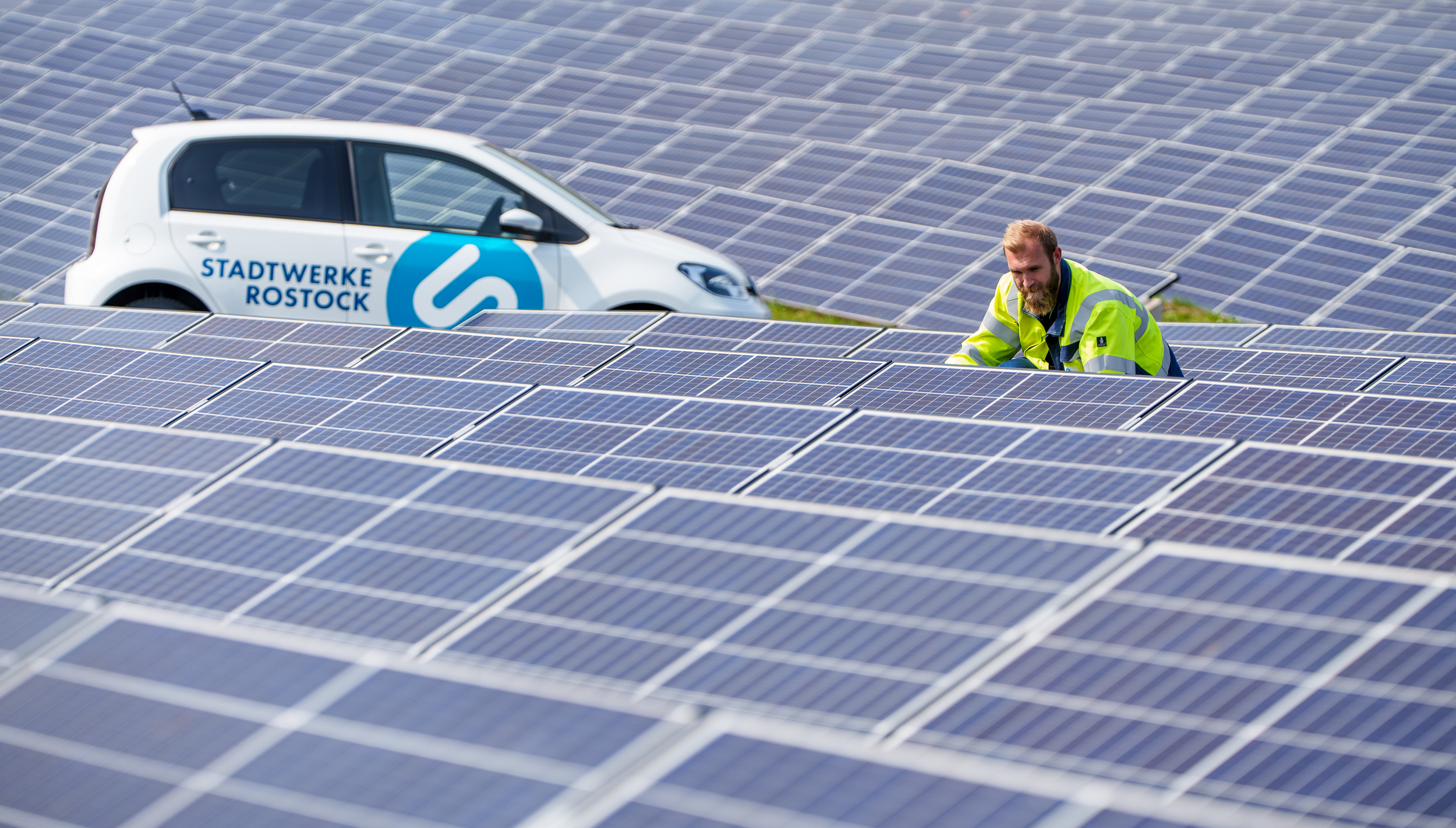 Solarpark Stadtwerke Rostock Holger Martens